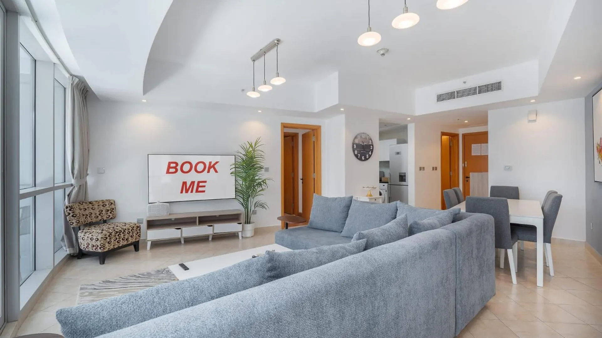Apartment Minimalist Airy 3-Bedroom With Cityscape View In Dubai Marina
