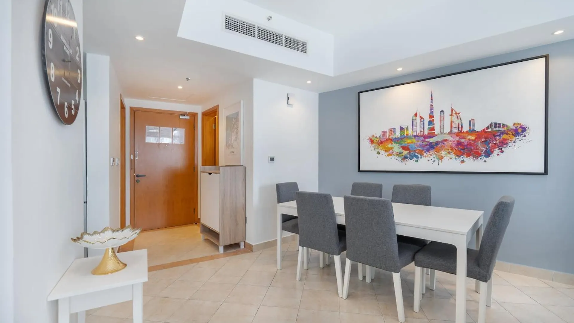 Apartment Minimalist Airy 3-Bedroom With Cityscape View In Dubai Marina